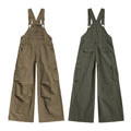 Yiaknis Cargo Overalls, Side Pockets, Khaki and Army Green