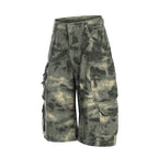 Yiaknis Camouflage Wide-Leg Cargo Capri Pants – photo 5
