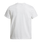 Yiaknis T-Shirt with Large Diagonal Calligraphy Print, White and Black – photo 6