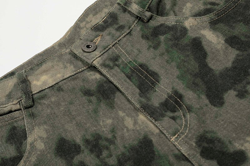 Yiaknis Camouflage Wide-Leg Cargo Capri Pants – photo 7