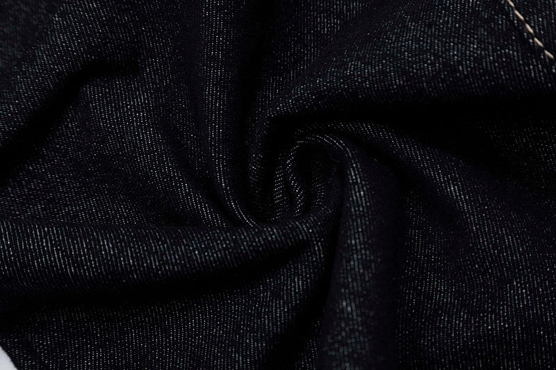 Yiaknis Dark Denim Cargo Overalls with Multiple Pockets - Wide Leg