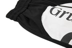 Yiaknis Wide-Leg Trousers with Large Graphic Prints, Black – photo 9
