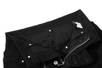 Yiaknis Black Flared Jeans with Zip Pocket and Studs – photo 9