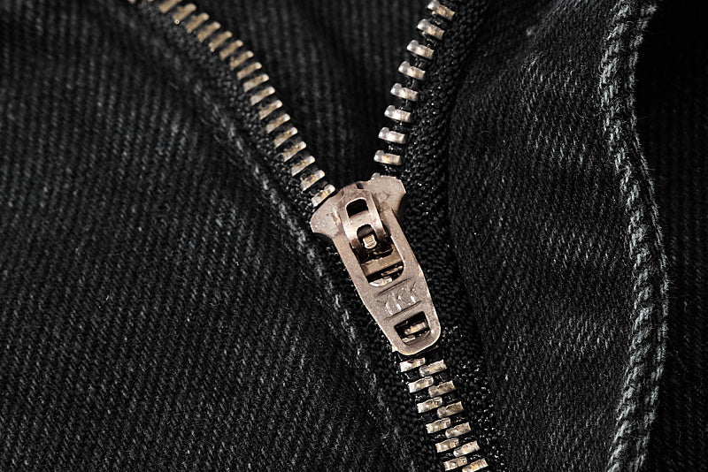 Yiaknis Black Flared Jeans with Studs and Lace-Up Panels