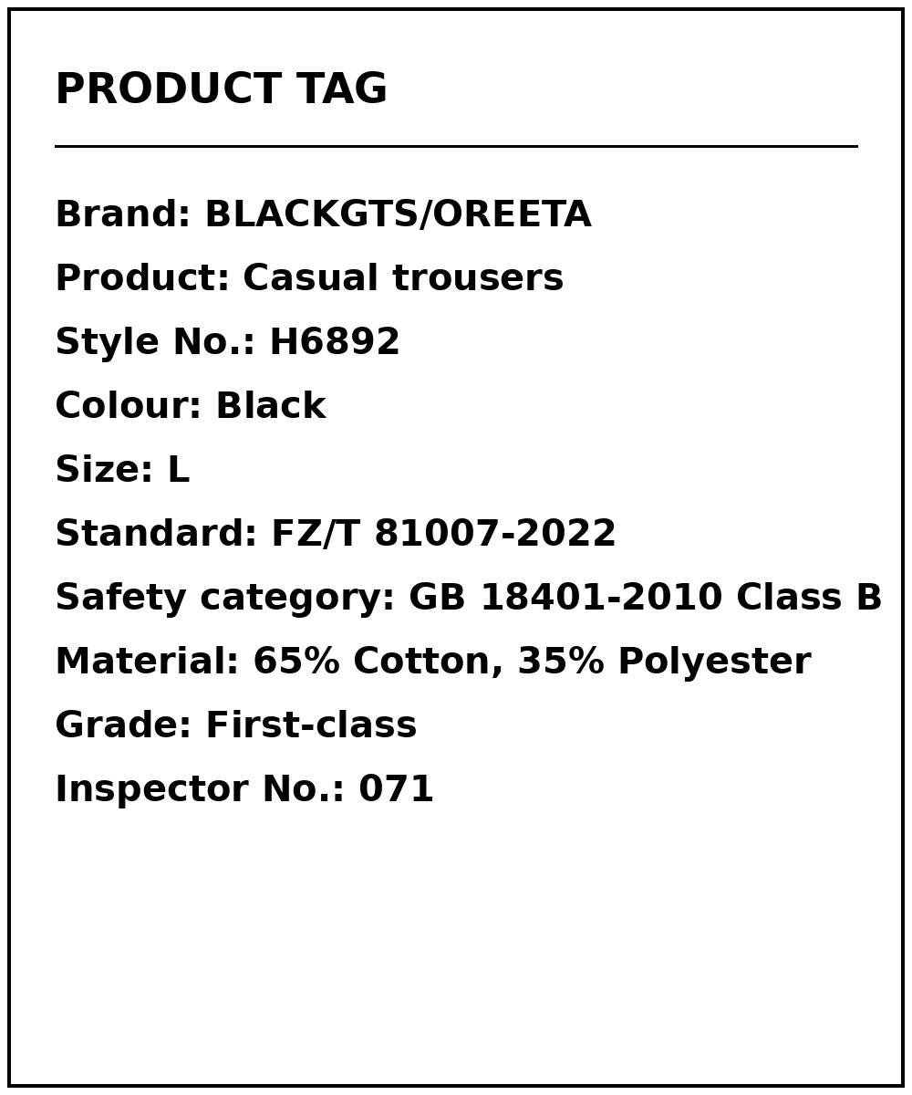 Yiaknis Wide-Leg Sweatpants with Punk Letter Print and Studs, Black