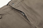 Yiaknis Wide-Leg Trousers with Button Fly and Side Pockets, Khaki and Black – photo 10