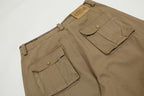 Yiaknis Wide-Leg Cargo Trousers with Flap Pockets, Khaki and Dark Grey – photo 10