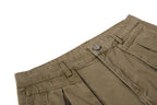 Yiaknis Cargo Trousers, Drawstring Pockets, Khaki and Dark Grey – photo 11