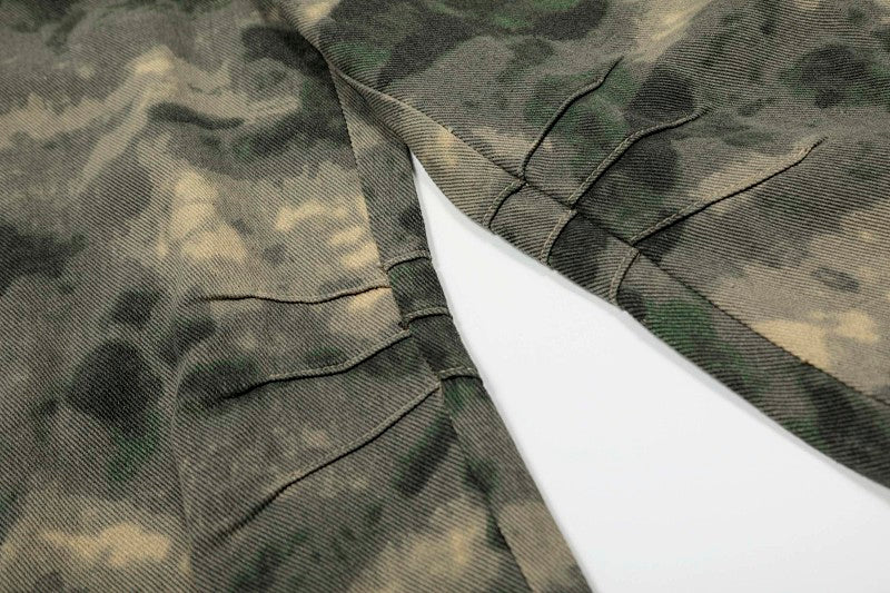 Yiaknis Camouflage Wide-Leg Cargo Capri Pants – photo 11