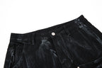 Yiaknis Flared Trousers with Washed Finish, Black and Light Grey – photo 11