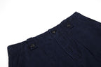 Yiaknis Wide-Leg Cargo Trousers with Button Front, Navy and Grey Green – photo 11