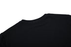 Yiaknis T-Shirt with Large Diagonal Calligraphy Print, White and Black – photo 11