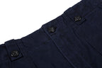 Yiaknis Wide-Leg Cargo Trousers with Button Front, Navy and Grey Green – photo 12