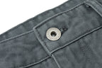 Yiaknis Wide-Leg Cargo Trousers with Mesh Pocket, Dark Grey and Blue – photo 12
