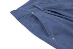 Yiaknis Cropped Cargo Trousers, Drawstring Hems, Blue and Black – photo 12