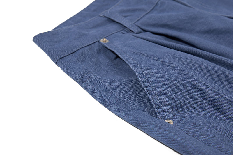 Yiaknis Cropped Cargo Trousers, Drawstring Hems, Blue and Black – photo 12