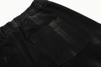 Yiaknis Wide-Leg Black and Washed Dark Grey Capri Pants – photo 12