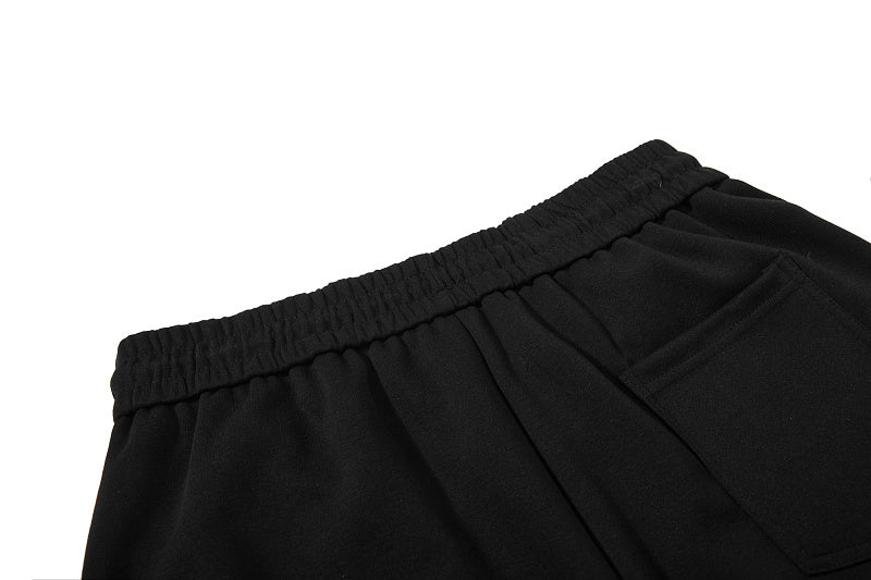 Yiaknis Wide-Leg Trousers with Large Graphic Prints, Black – photo 12