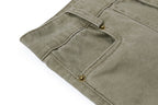 Yiaknis Wide-Leg Trousers with Button Fly and Flap Pockets, Khaki and Black – photo 12