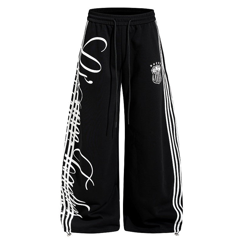 Yiaknis Zip-Up Hoodie and Sweatpants Set, 23 Print, Light Grey and Black