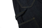 Yiaknis Wide-Leg Cropped Denim Trousers, Button Fly, Black – photo 12