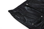 Yiaknis Flared Trousers with Washed Finish, Black and Light Grey – photo 13