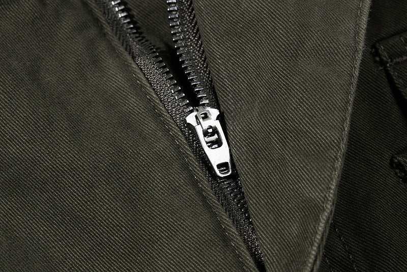 Yiaknis Wide-Leg Cargo Trousers, Thigh Pocket, Dark Green and Navy – photo 13