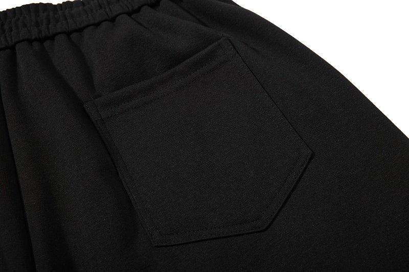Yiaknis Wide-Leg Trousers with Large Graphic Prints, Black – photo 13