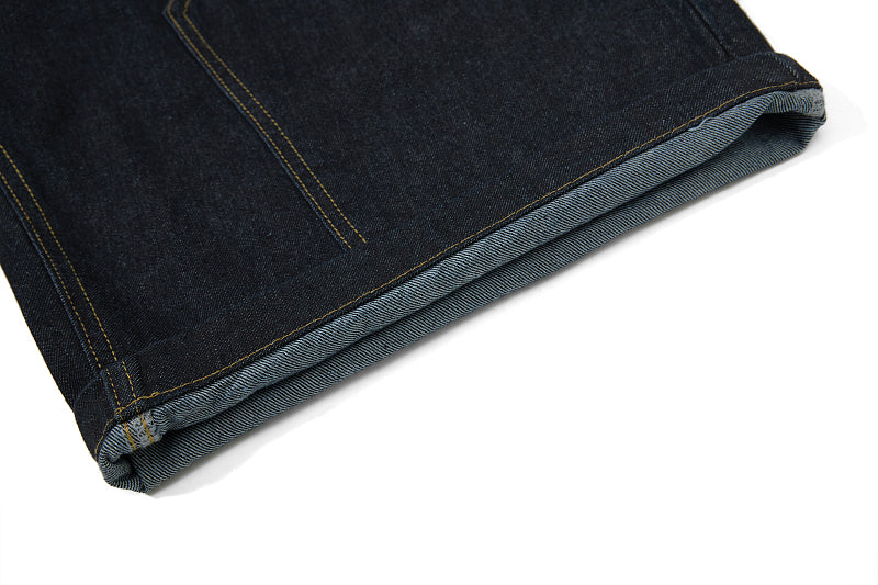 Yiaknis Wide-Leg Cropped Denim Trousers, Button Fly, Black – photo 13