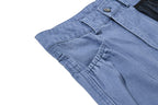 Yiaknis Wide-Leg Cropped Cargo Trousers, Mesh Panel, Blue and Grey – photo 13