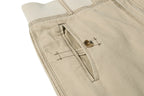 Yiaknis Khaki and Dark Grey Wide-Leg Cargo Trousers with Elastic Back Waist – photo 13