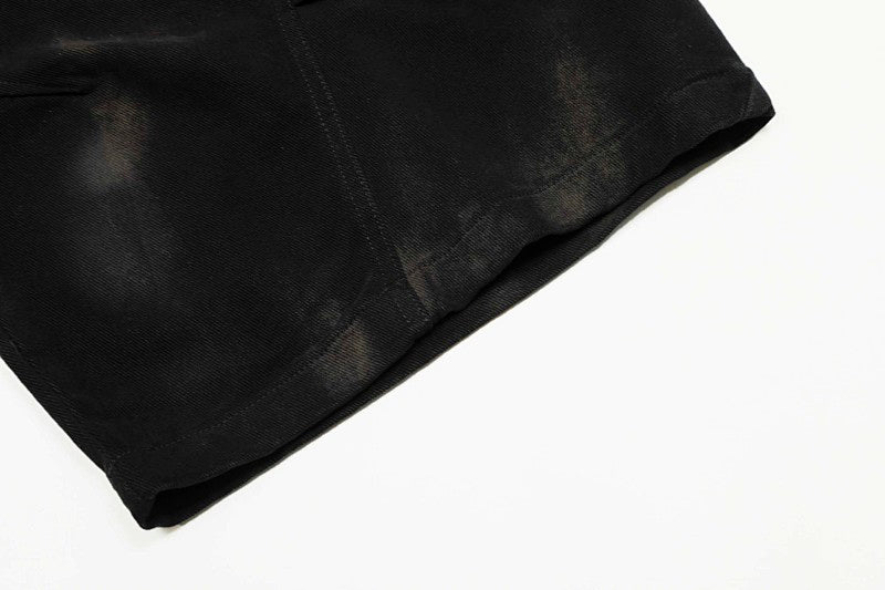 Yiaknis Wide-Leg Black and Washed Dark Grey Capri Pants – photo 14