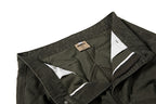 Yiaknis Wide-Leg Cargo Trousers, Pocket Straps, Dark Green and Khaki – photo 14