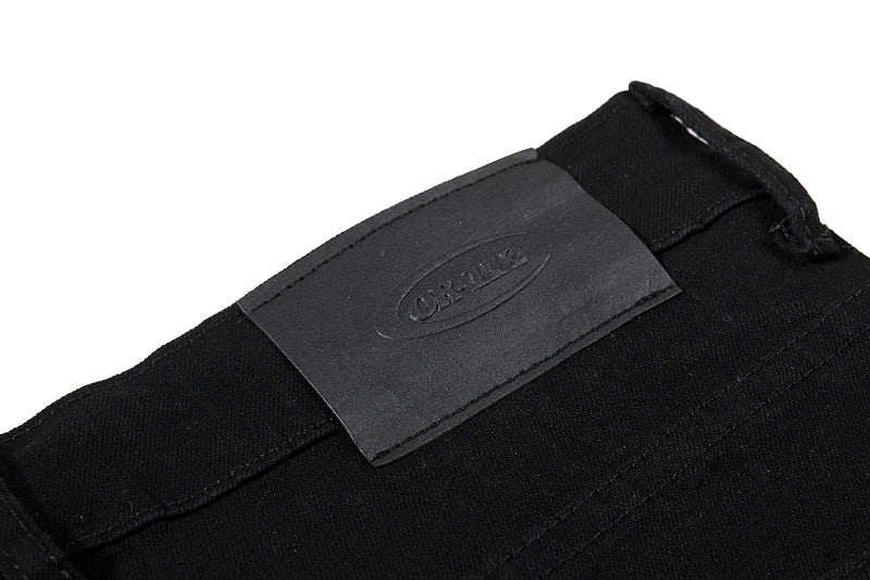 Yiaknis Flared Trousers with Star Studs on Fly Placket, Black – photo 14