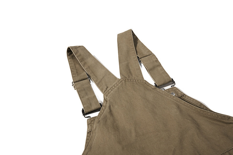 Yiaknis Cargo Overalls, Side Pockets, Khaki and Army Green