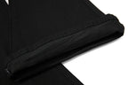 Yiaknis Black Flared Jeans with Zip Pocket and Studs – photo 14