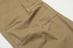 Yiaknis Wide-Leg Cargo Trousers with Flap Pockets, Khaki and Dark Grey – photo 14