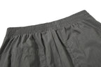 Yiaknis Wide-Leg Cropped Trousers, Elastic Waist, Grey and Blue – photo 14