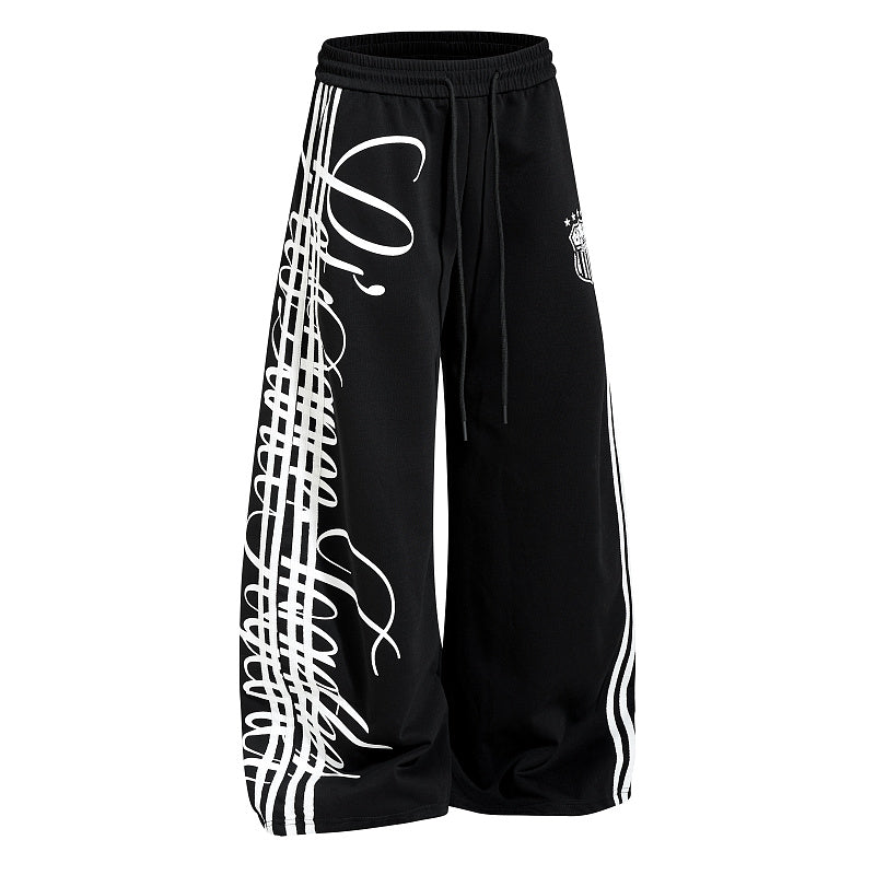 Yiaknis Zip-Up Hoodie and Sweatpants Set, 23 Print, Light Grey and Black