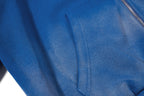 Yiaknis Zip-Up Hoodie and Sweatpants Set, Script Print, Blue and Black – photo 14
