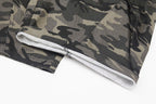 Yiaknis Curved-Leg Cropped Camo Trousers, Side Pockets, Grey Camo – photo 14