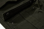 Yiaknis Wide-Leg Cargo Trousers, Snap Pockets, Dark Green and Black – photo 15