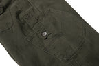 Yiaknis Wide-Leg Cargo Trousers, Thigh Pocket, Dark Green and Navy – photo 15