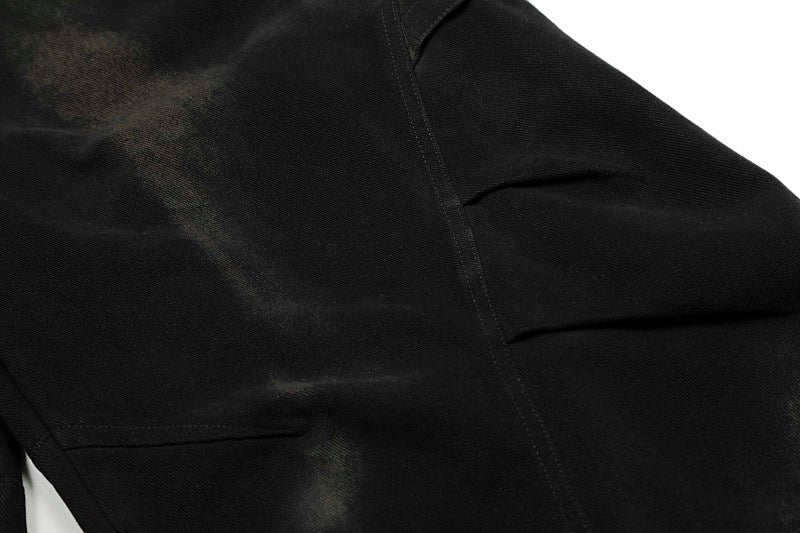 Yiaknis Wide-Leg Black and Washed Dark Grey Capri Pants – photo 15