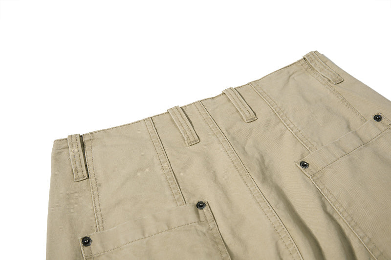 Yiaknis Khaki and Dark Grey Wide-Leg Trousers – photo 15