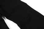 Yiaknis Flared Trousers with Star Studs on Fly Placket, Black – photo 15