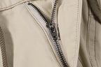 Yiaknis Flared Trousers, Drawstring Waist, Beige and Navy – photo 15
