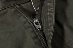 Yiaknis Wide-Leg Cargo Trousers, Pocket Straps, Dark Green and Khaki – photo 15