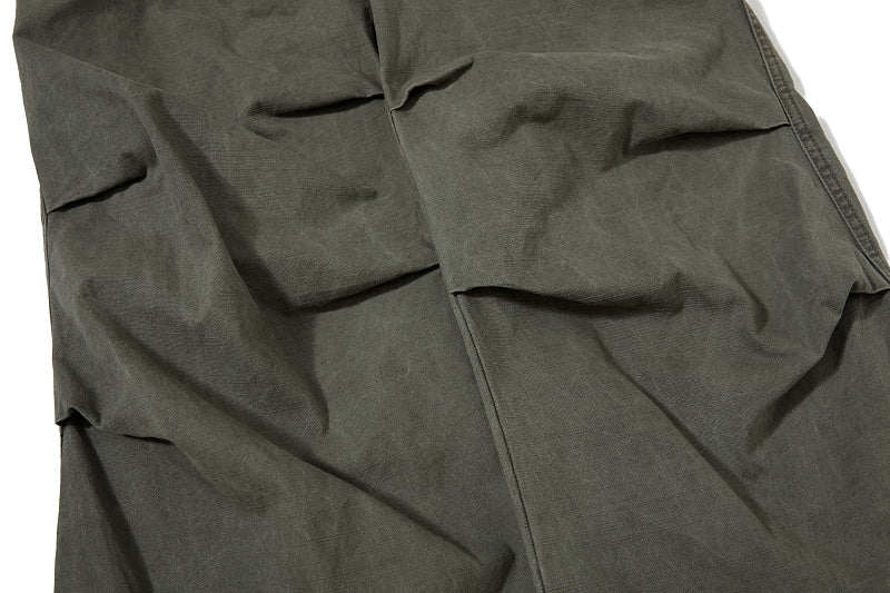 Yiaknis Wide-Leg Overalls with Zip Pockets - Grey Green, Light Beige