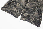 Yiaknis Curved-Leg Cropped Camo Trousers, Side Pockets, Grey Camo – photo 15